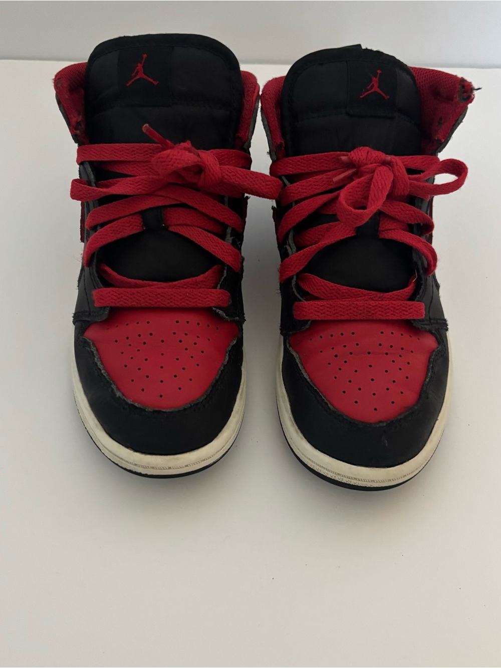 Nike Air Jordan 1 Mid Athletic Shoes DQ8424 067- Size 1Y